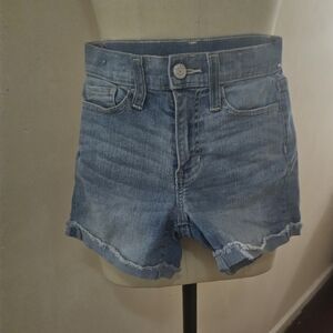 Girls denim shorts size 8